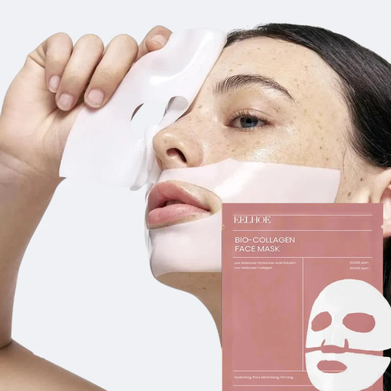 Masque Visage au Collagène – Resserre les Pores, Hydrate en Profondeur, Masque de Nuit Hydratant, Rafraîchissant et Éclaircissant – Soin du Visage Coréen
