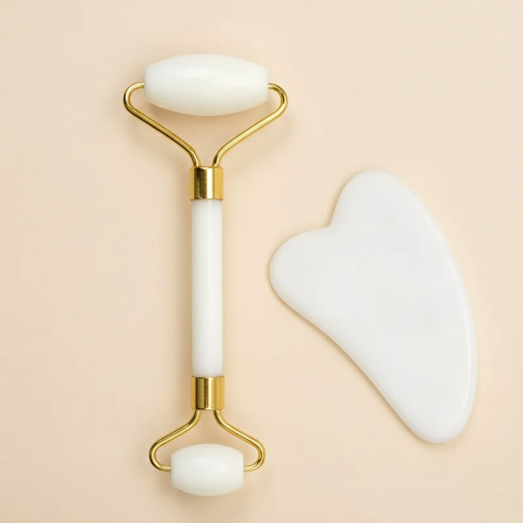 Natural Jade Roller Face Gua Sha, Natural Stone, Body Neck Massager, Acupoint, Eye Care Spa Massage Tools Massage Visage Lifting